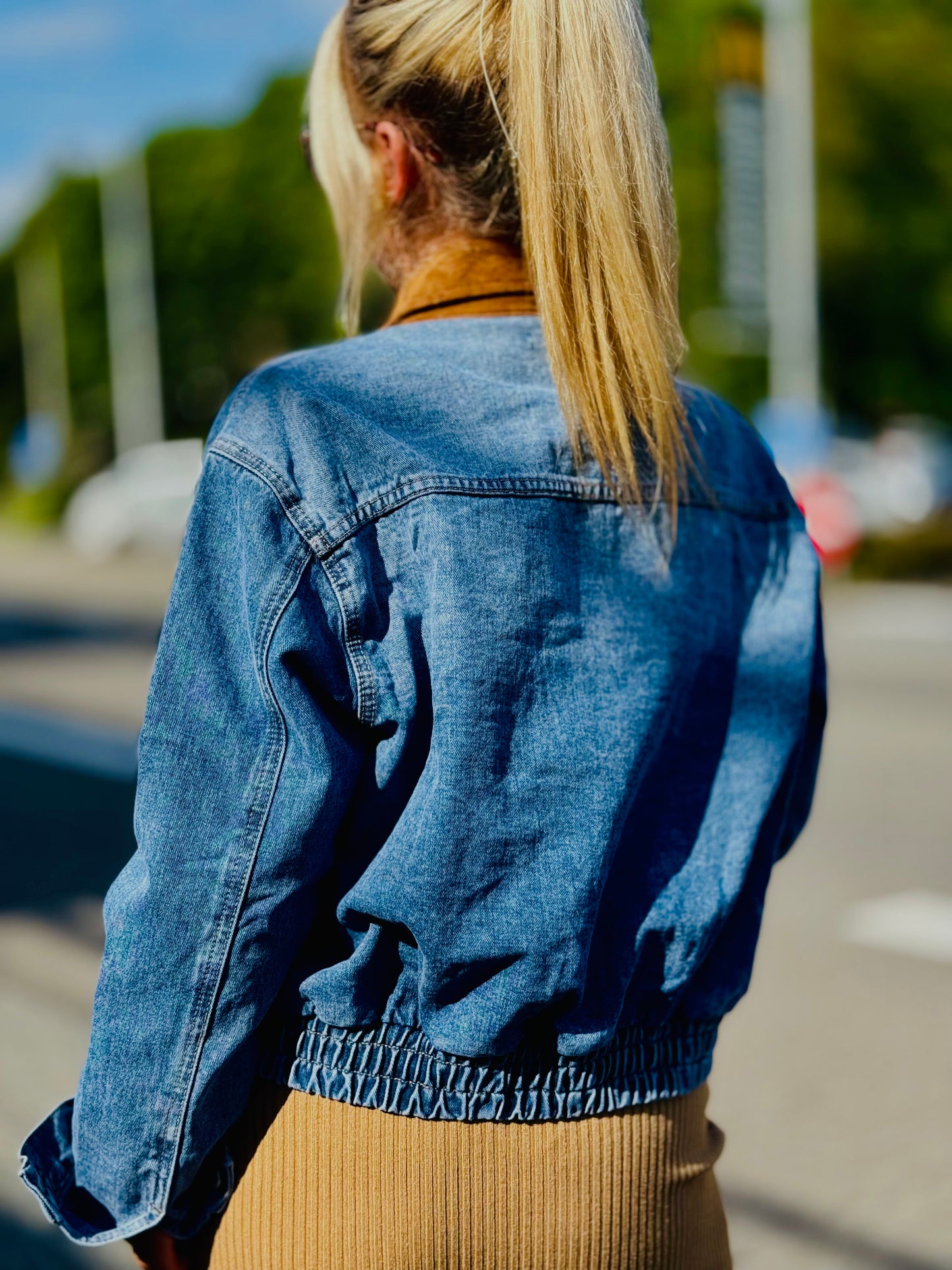 Veste «Bomber jeans»