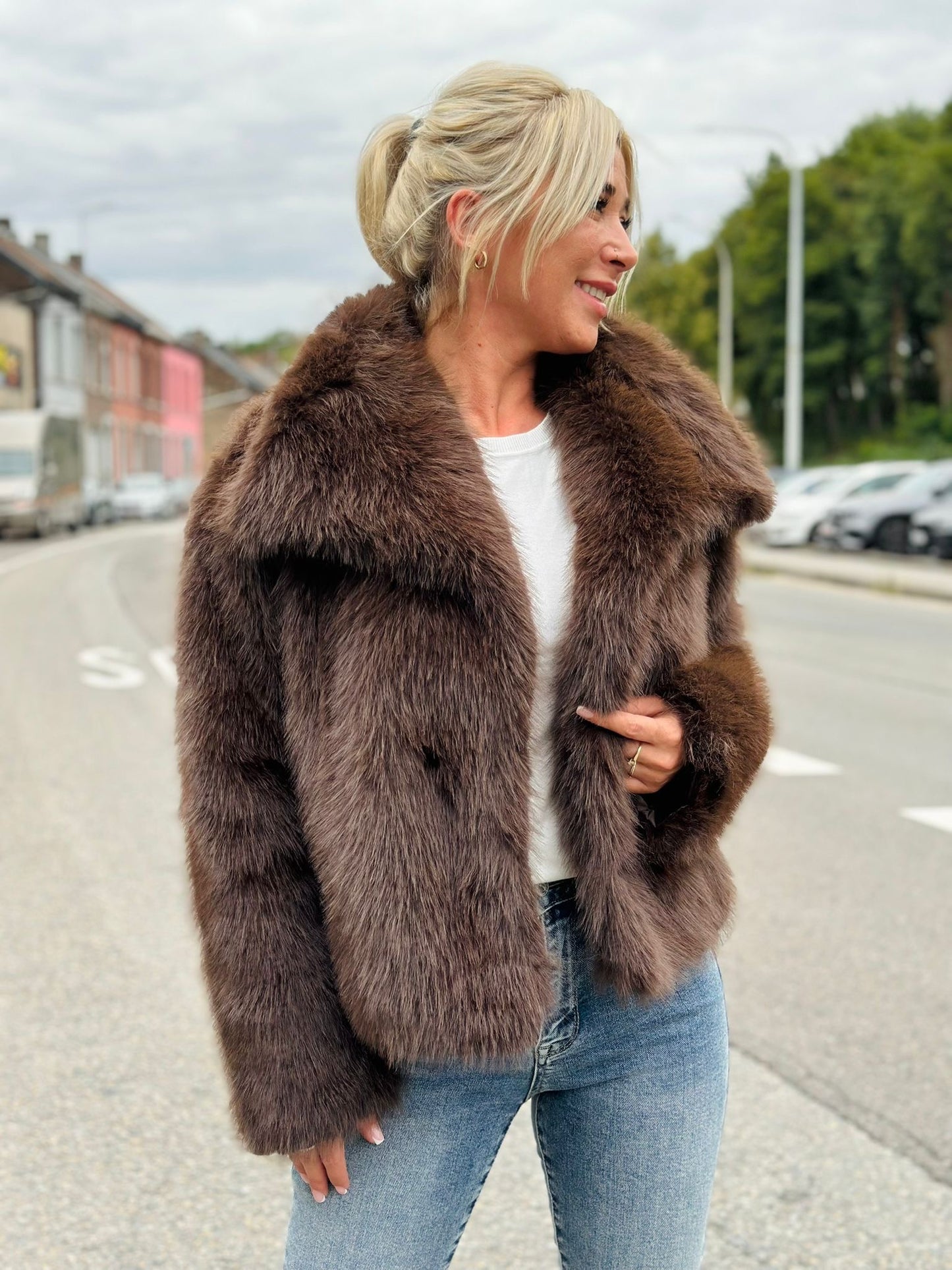 Veste « FOURRURE » CHOCO
