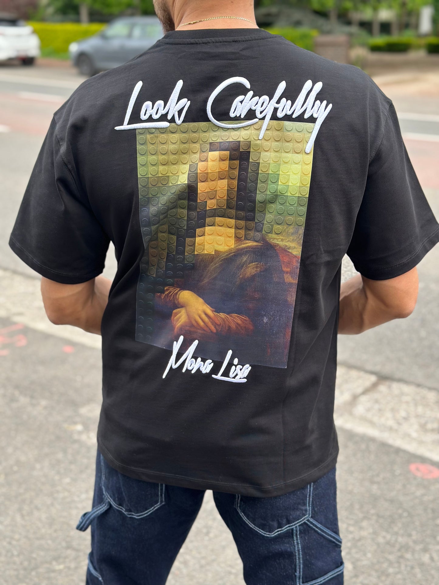 T SHIRT MONA LISA NOIR