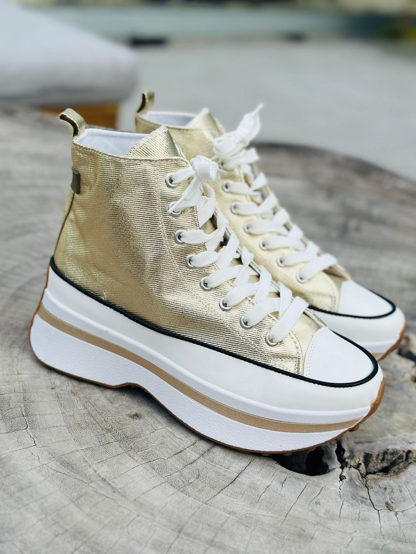 Sneakers "OLIVIA GOLD"