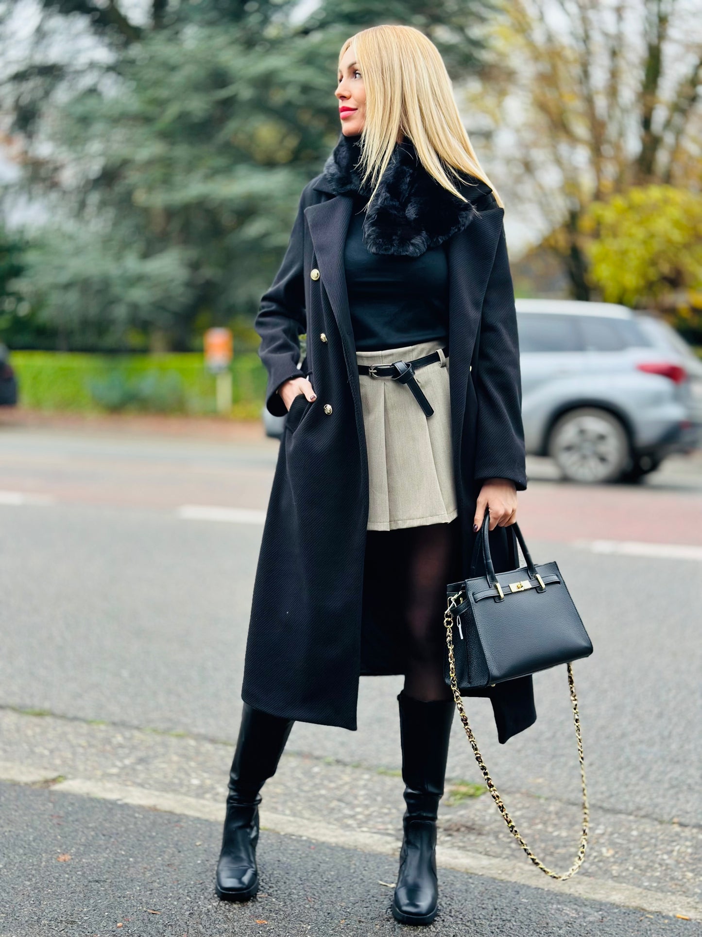 Trench « EMILIE » NOIR