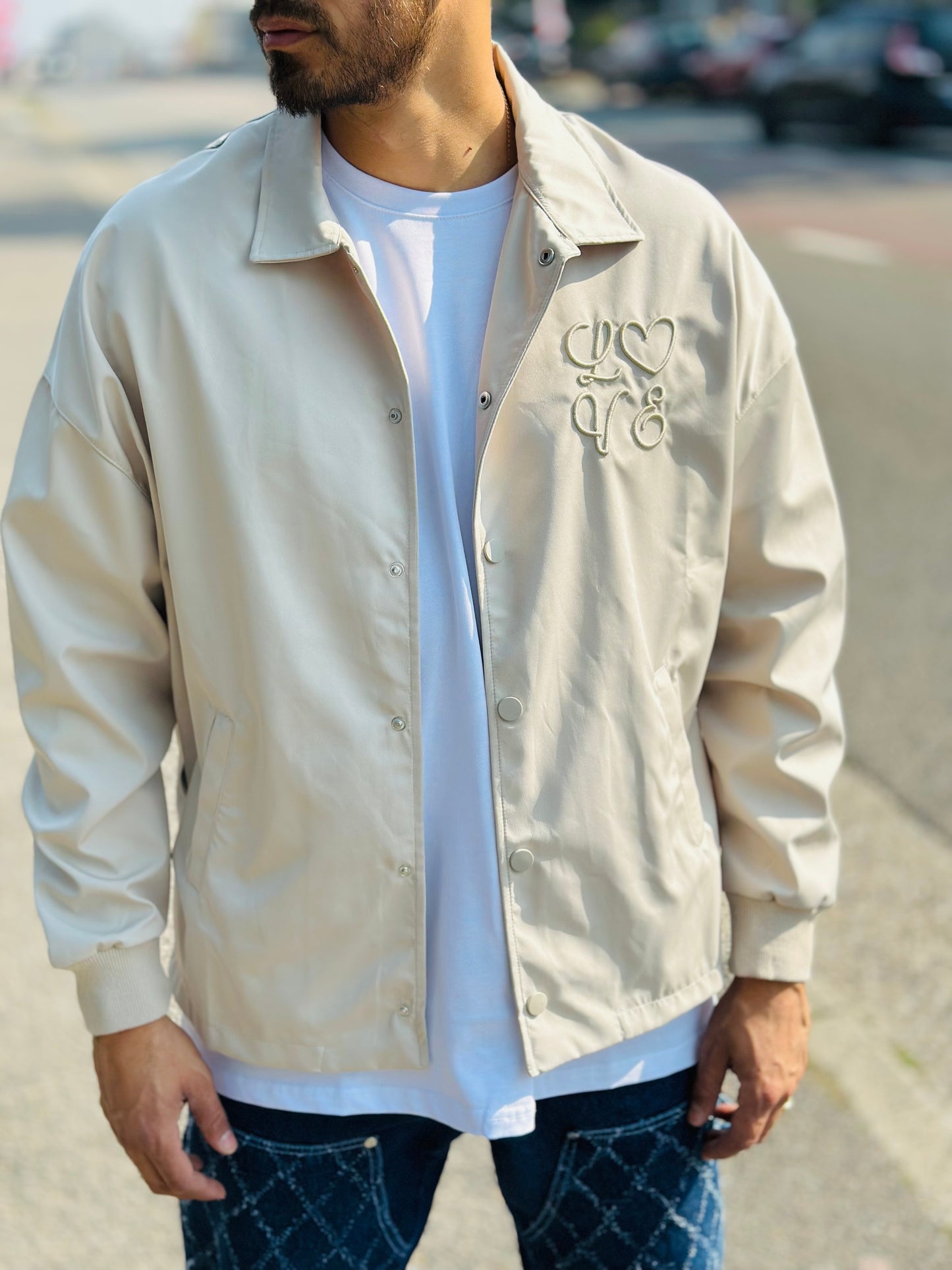 VESTE LOVE BEIGE