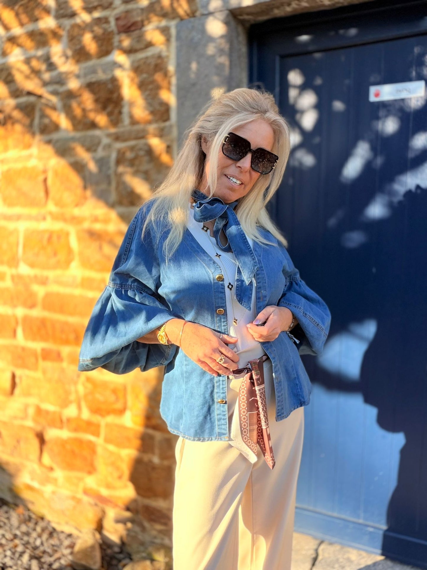 Chemisier "Kev" Bleu