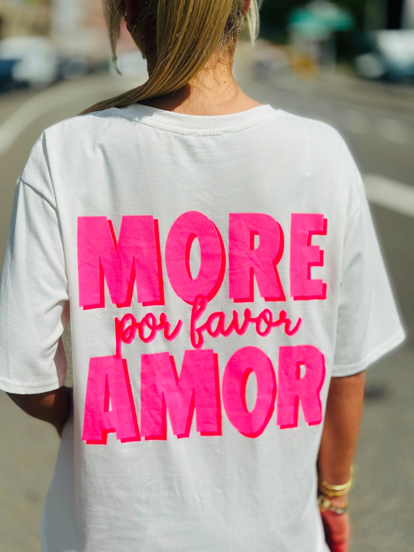 Tee-shirts « AMOR » BLANC