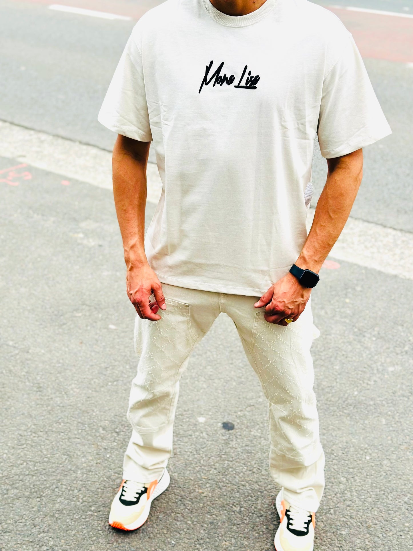 T SHIRT MONA LISA BEIGE
