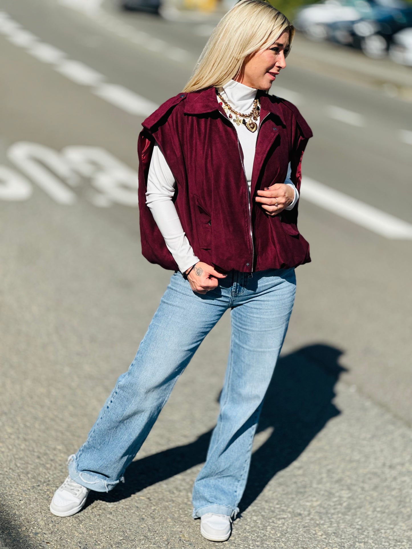Veste « SONIA » BORDEAUX