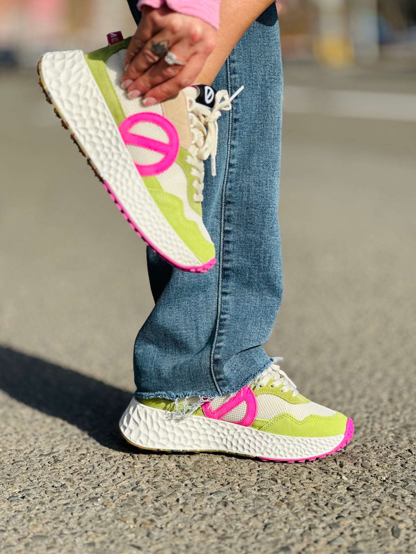 NO NAME CARTER JOGGER LIME DOVE APPLE