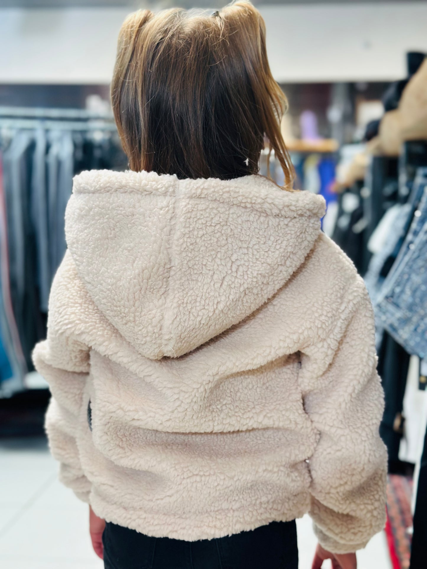 VESTE TEDDY BEIGE