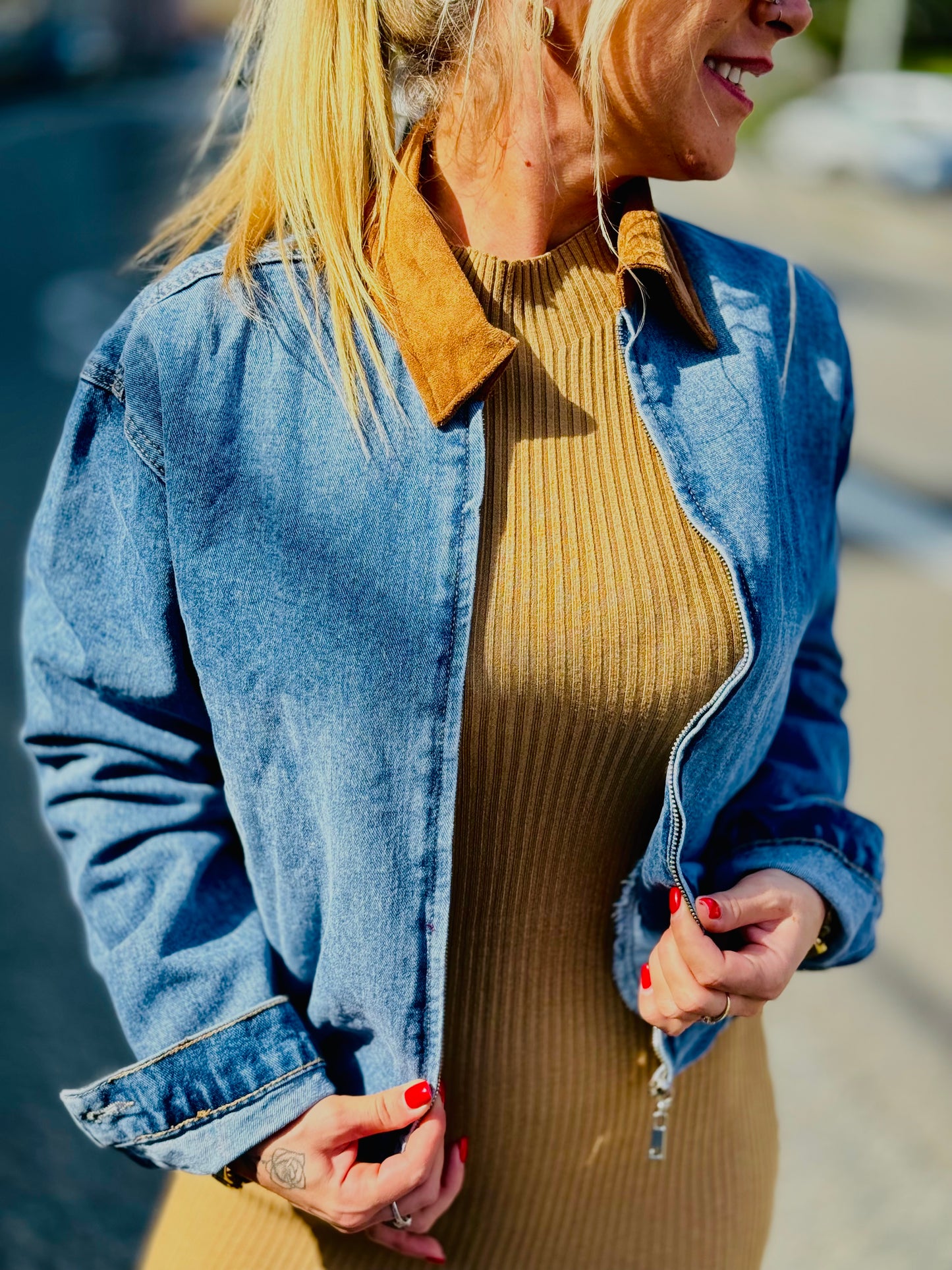 Veste «Bomber jeans»