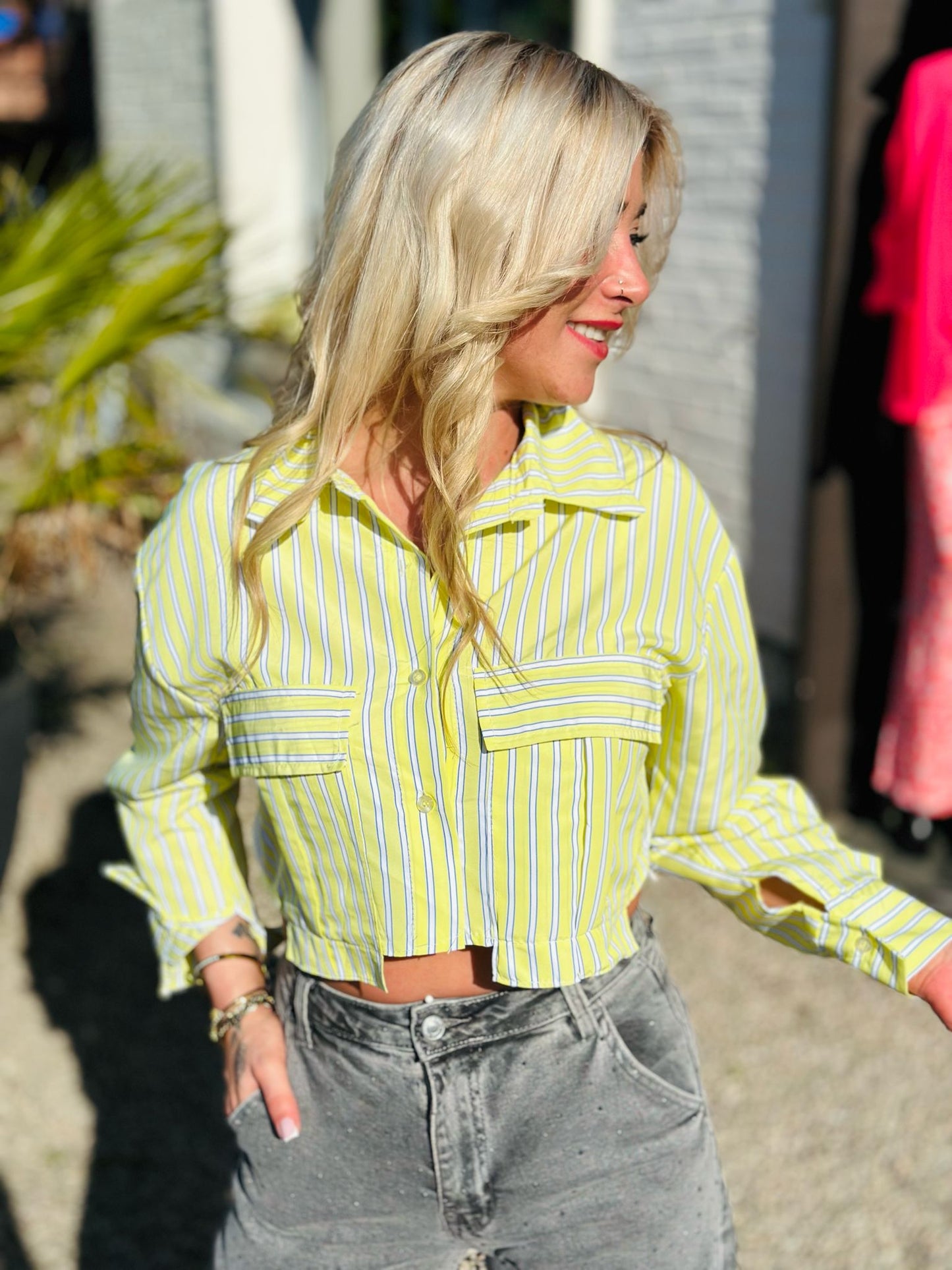 Chemise « LINA » JAUNE