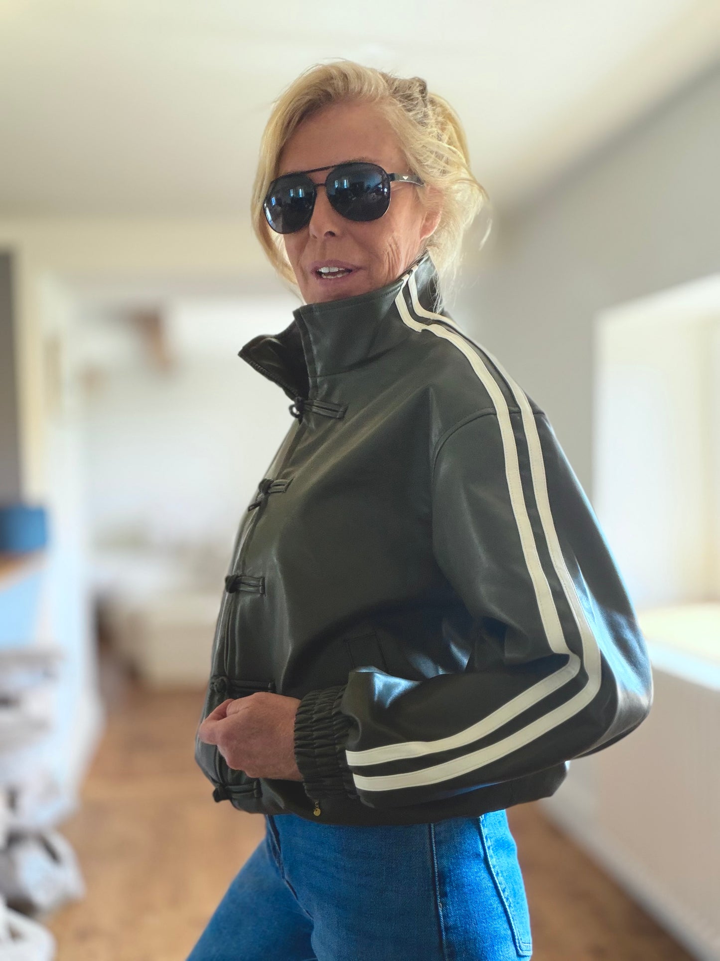 Veste simili "Addi" kaki