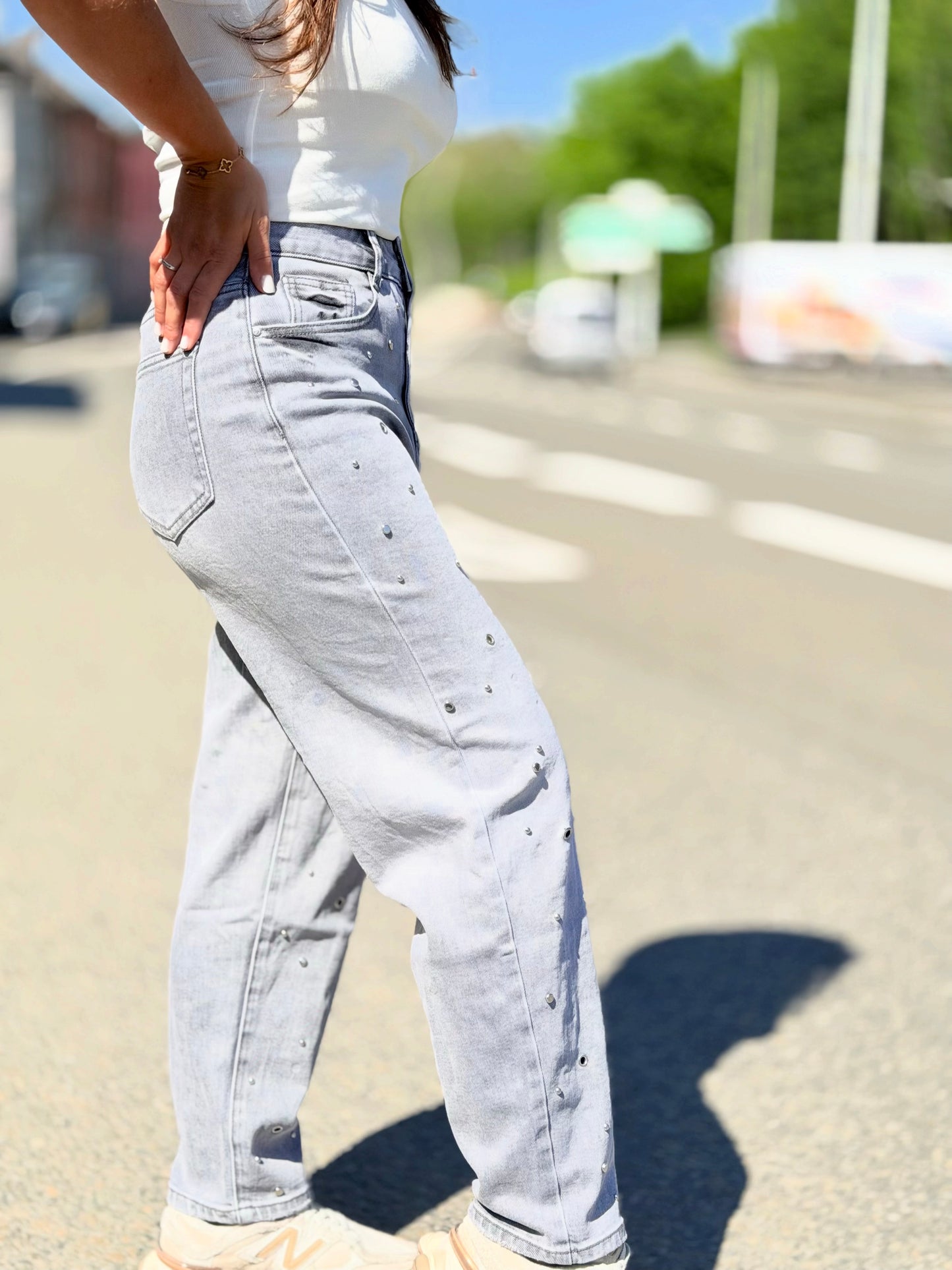 Jeans « ALYA » GRIS
