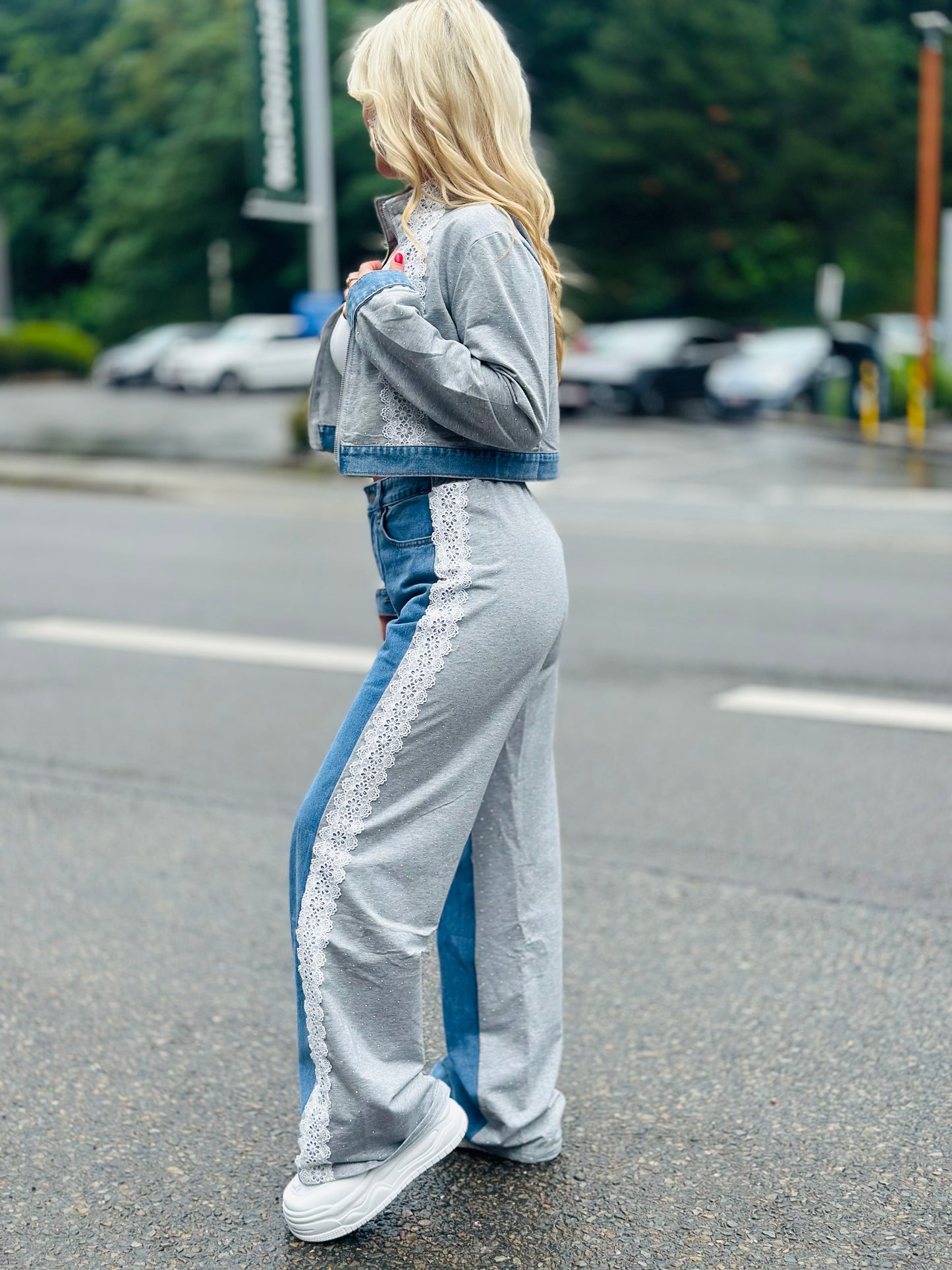 Ensemble « LAILA » GRIS