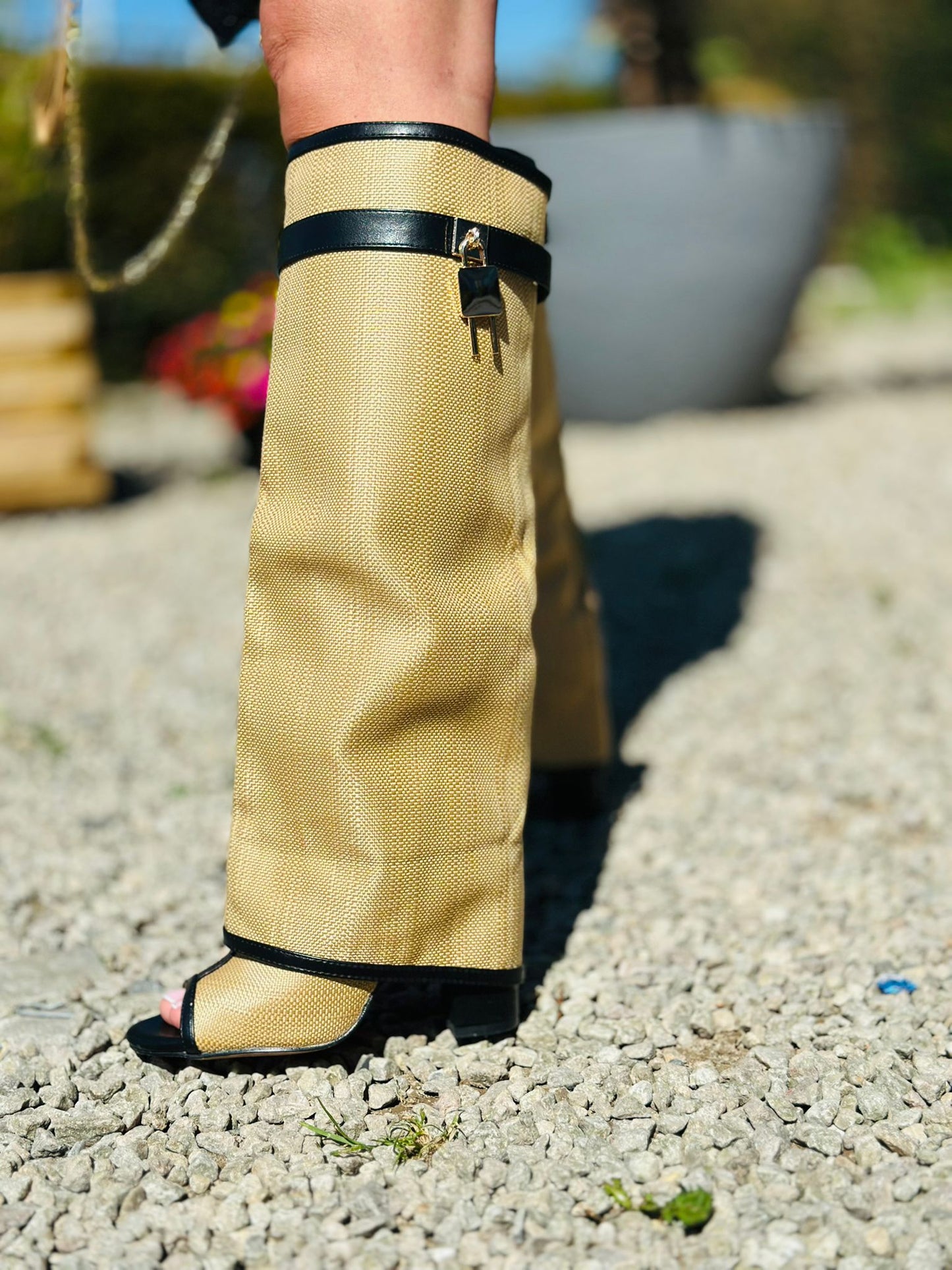 Bottes « CARLA » BEIGE