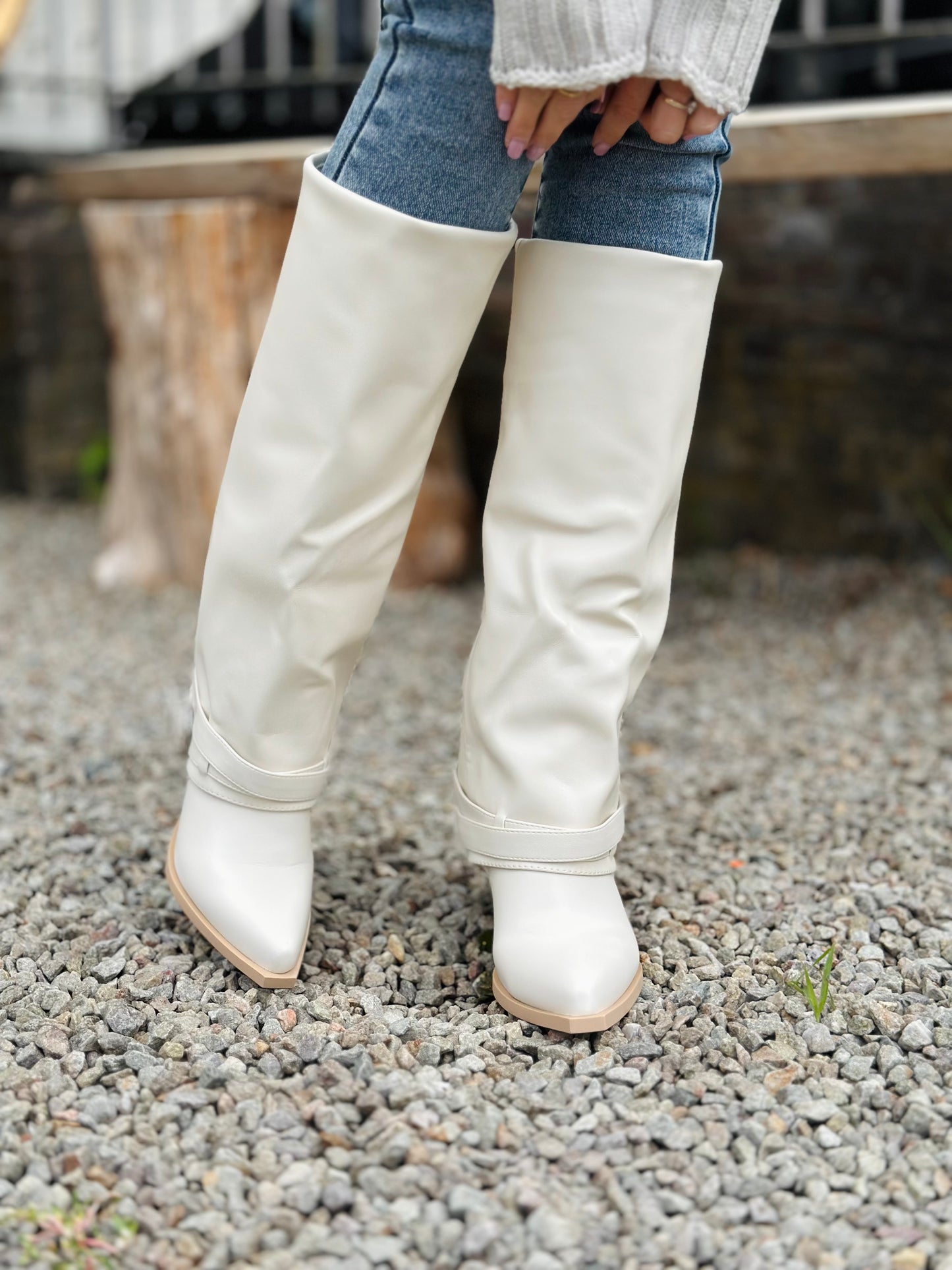 Santiags « JENNY » BEIGE
