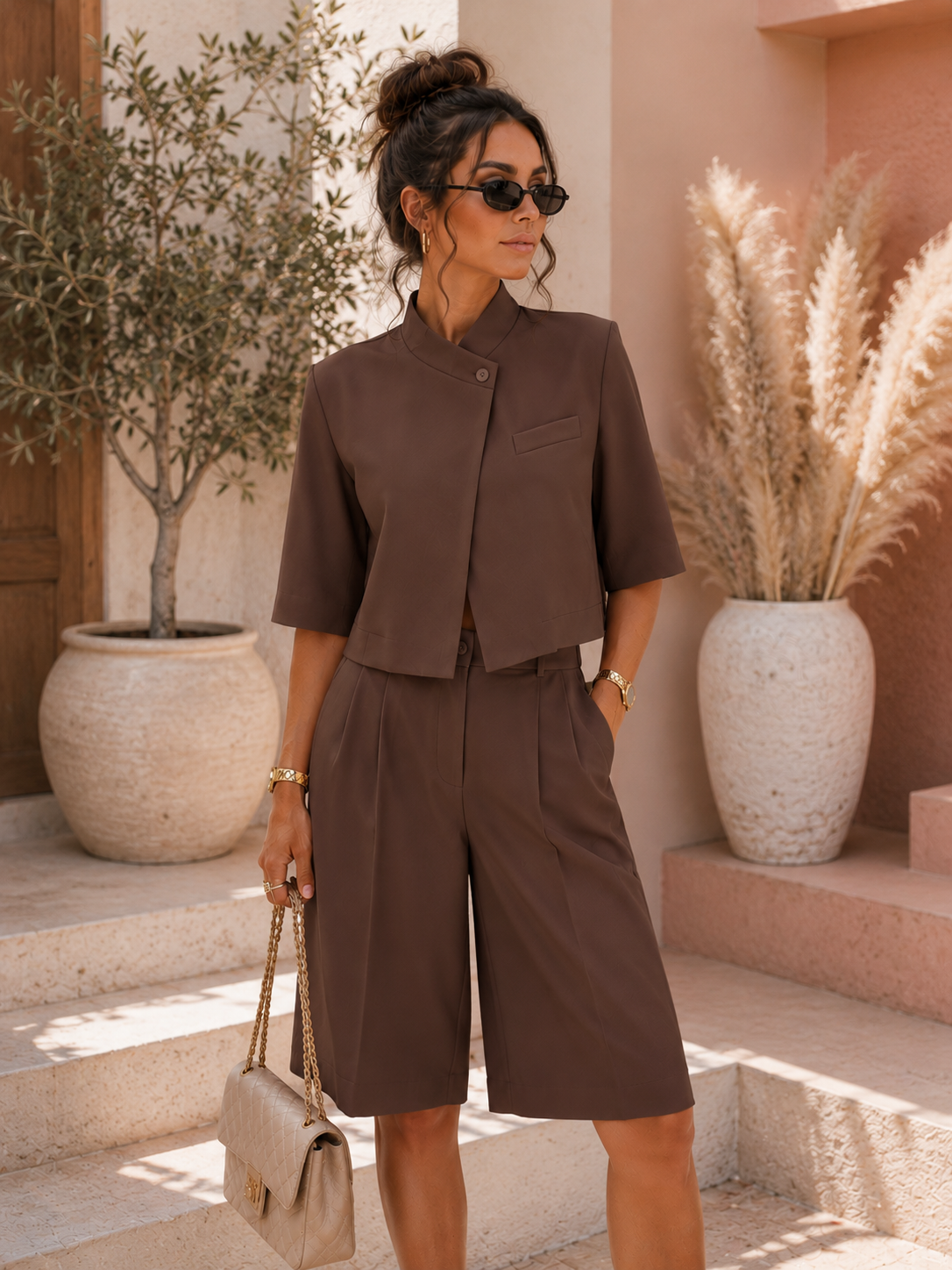 Blazer «Émilie» choco