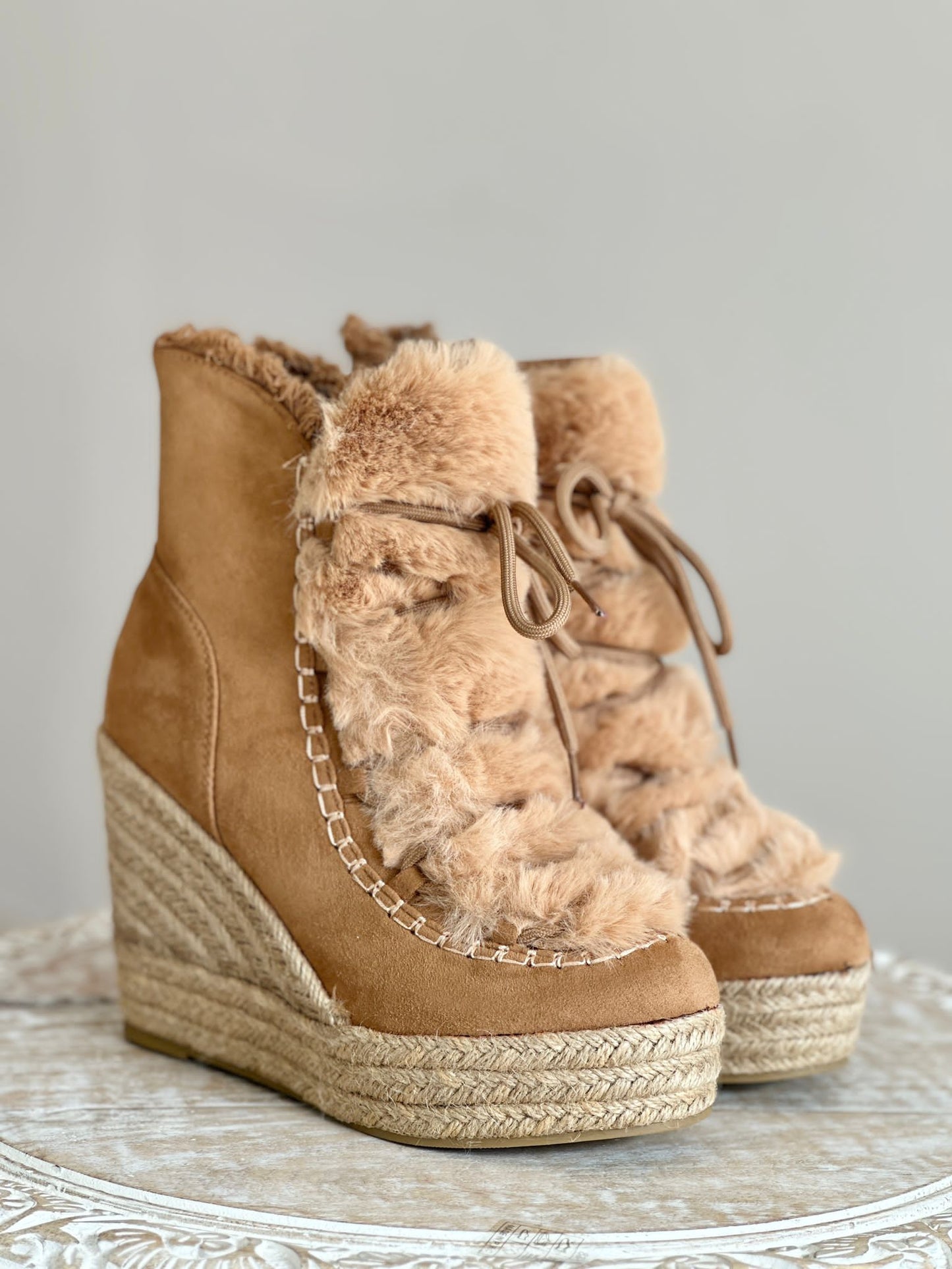 BOTTINES DONIA CAMEL