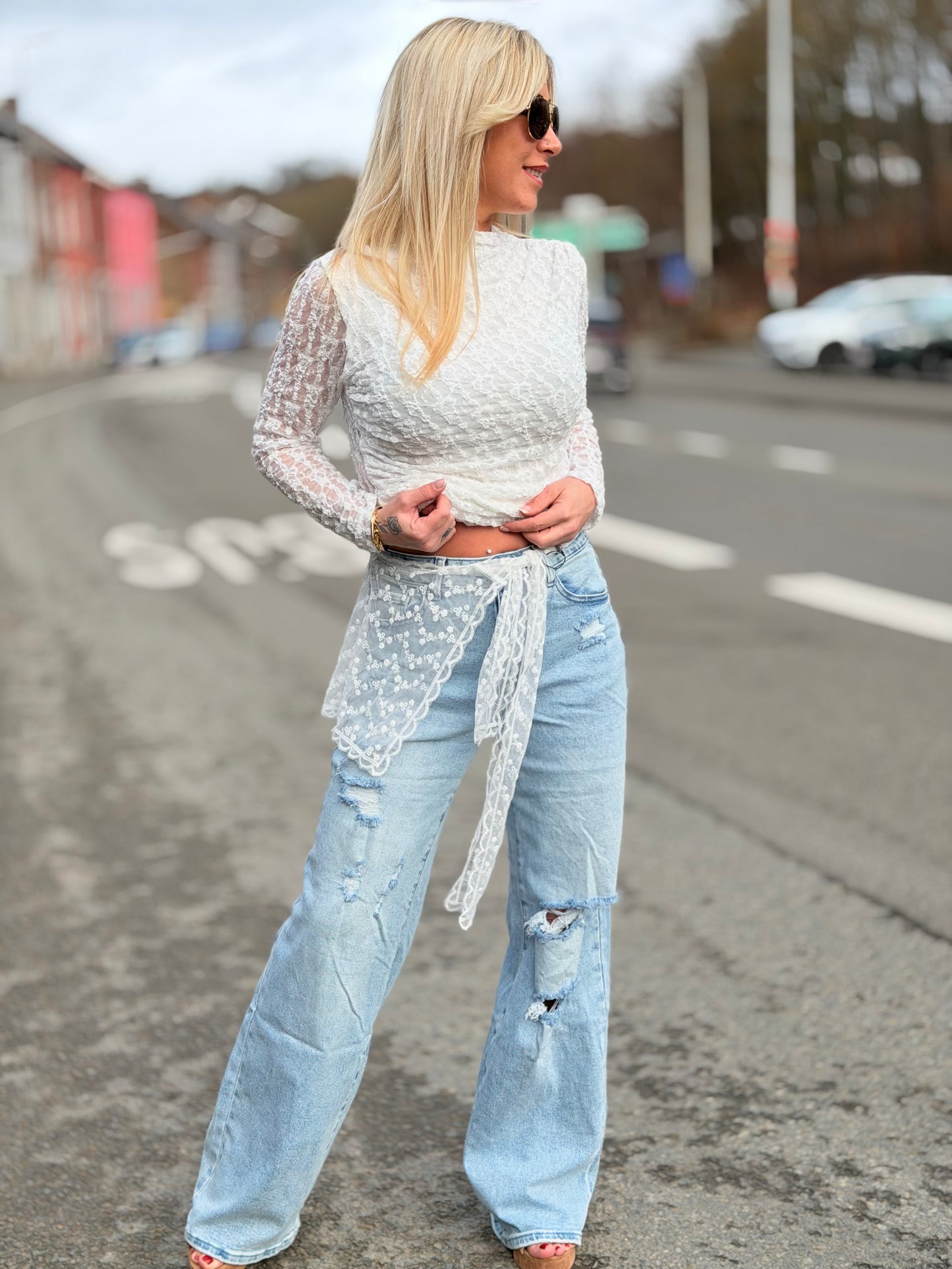 Blouse « Dana» blanche