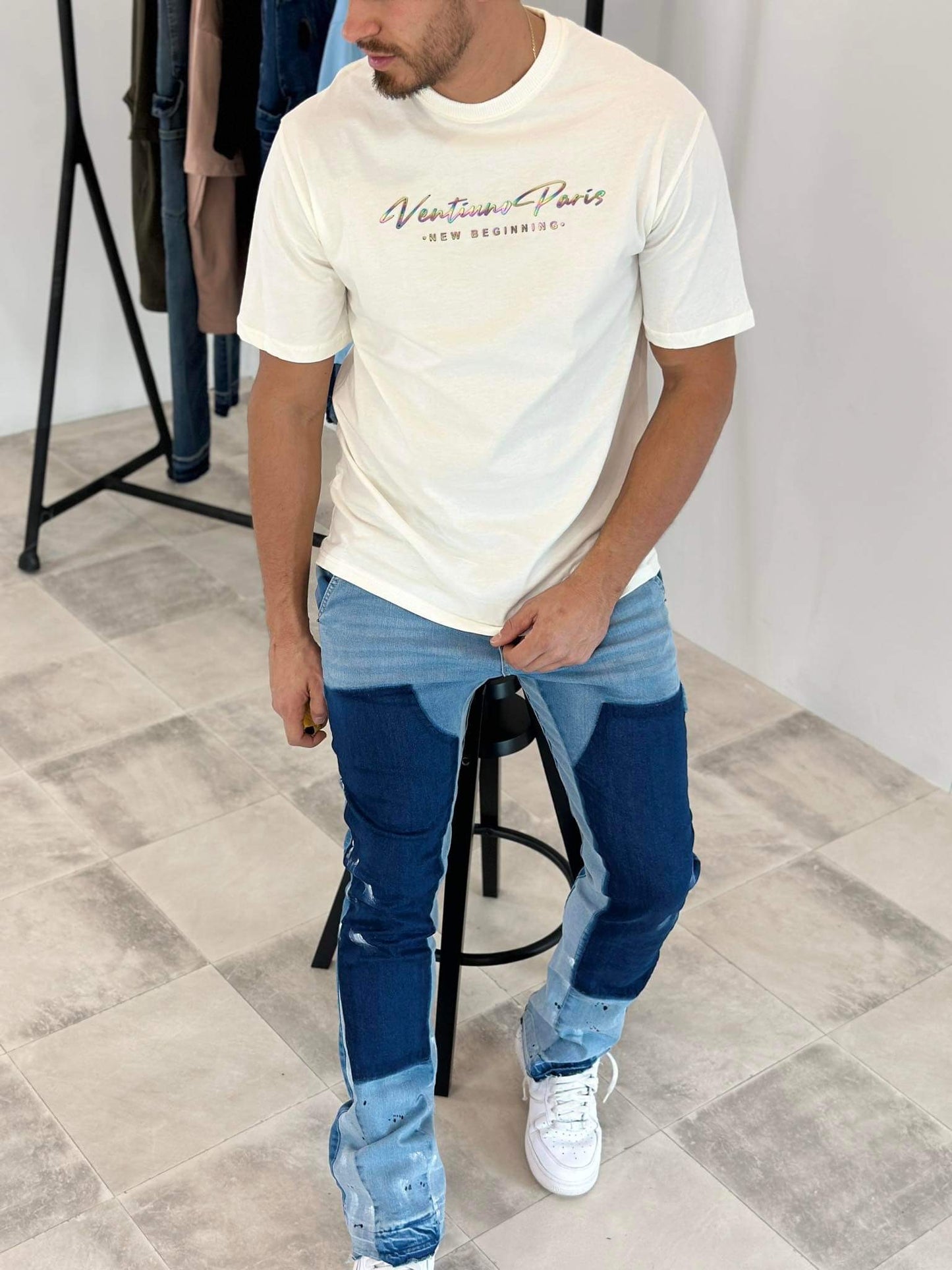 JEANS FLARE CLAIR ENRICO