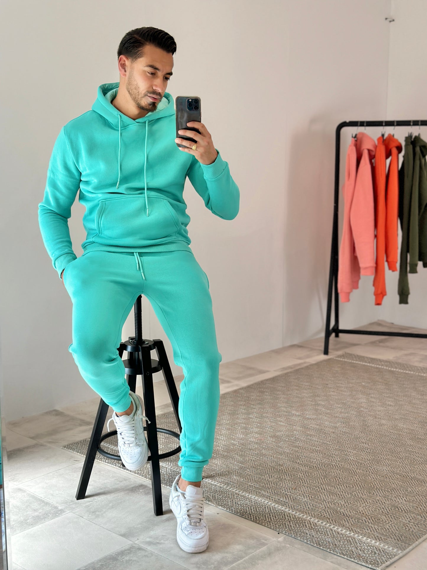 PANTALON DE TRAINING TURQUOISE