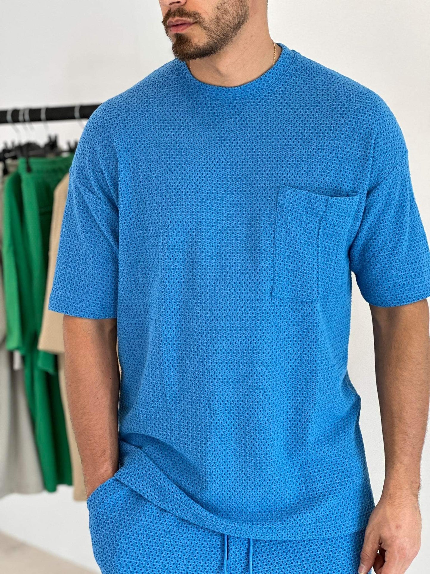 T SHIRT PEDRO BLEU