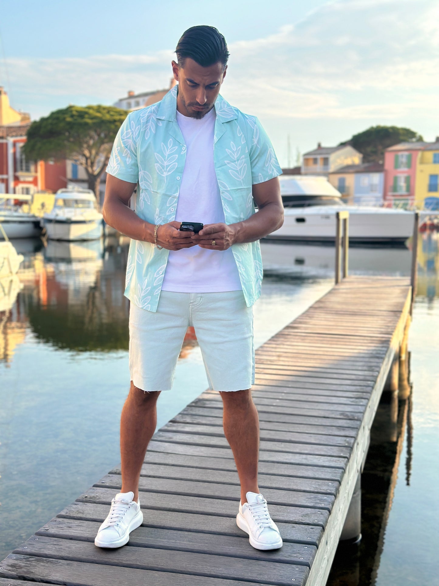 SHORT VERT D EAU LIVIO