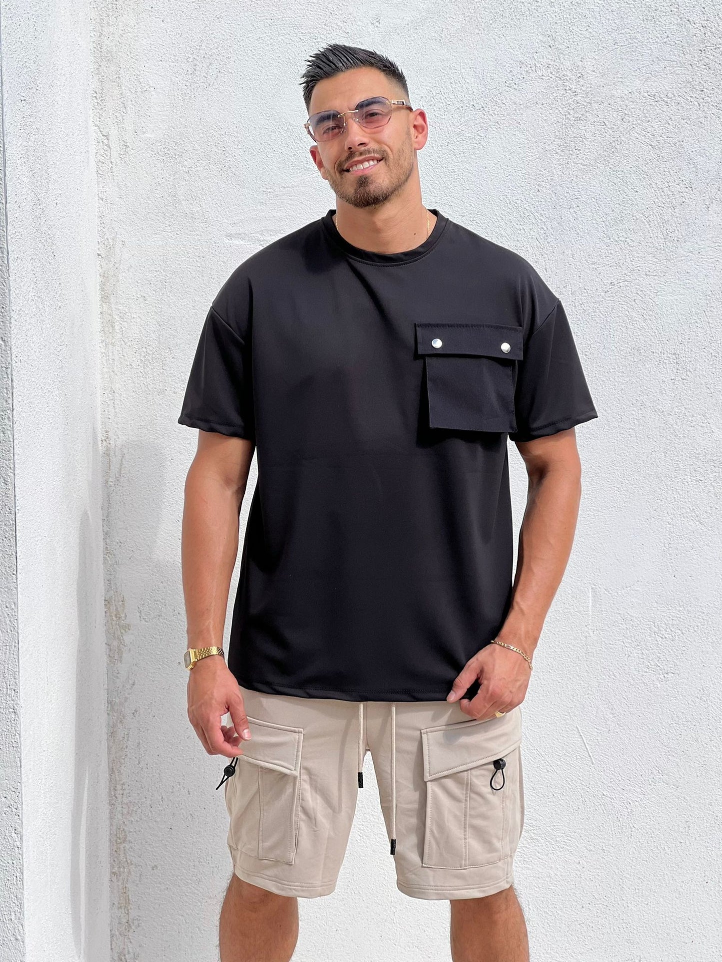 T-shirt Pippo noir