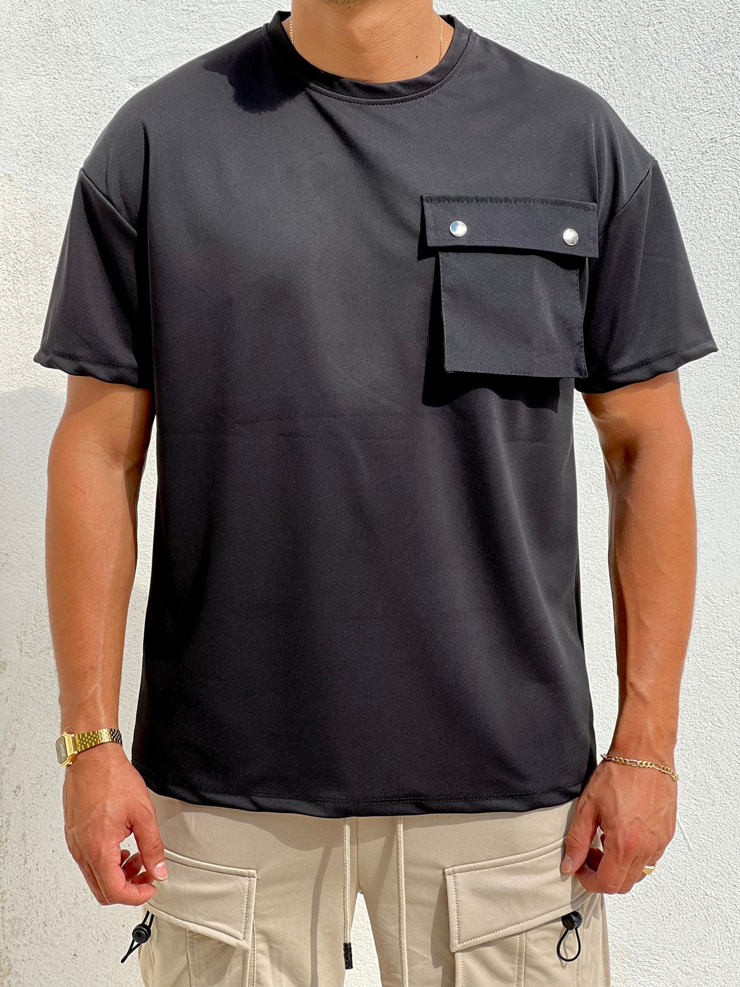 T-shirt Pippo noir