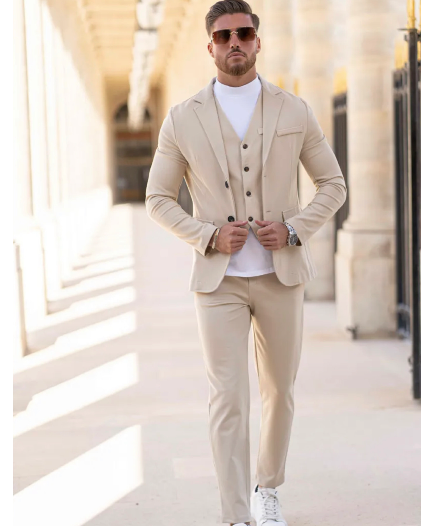 VESTE BLAZER ANTONIO BEIGE