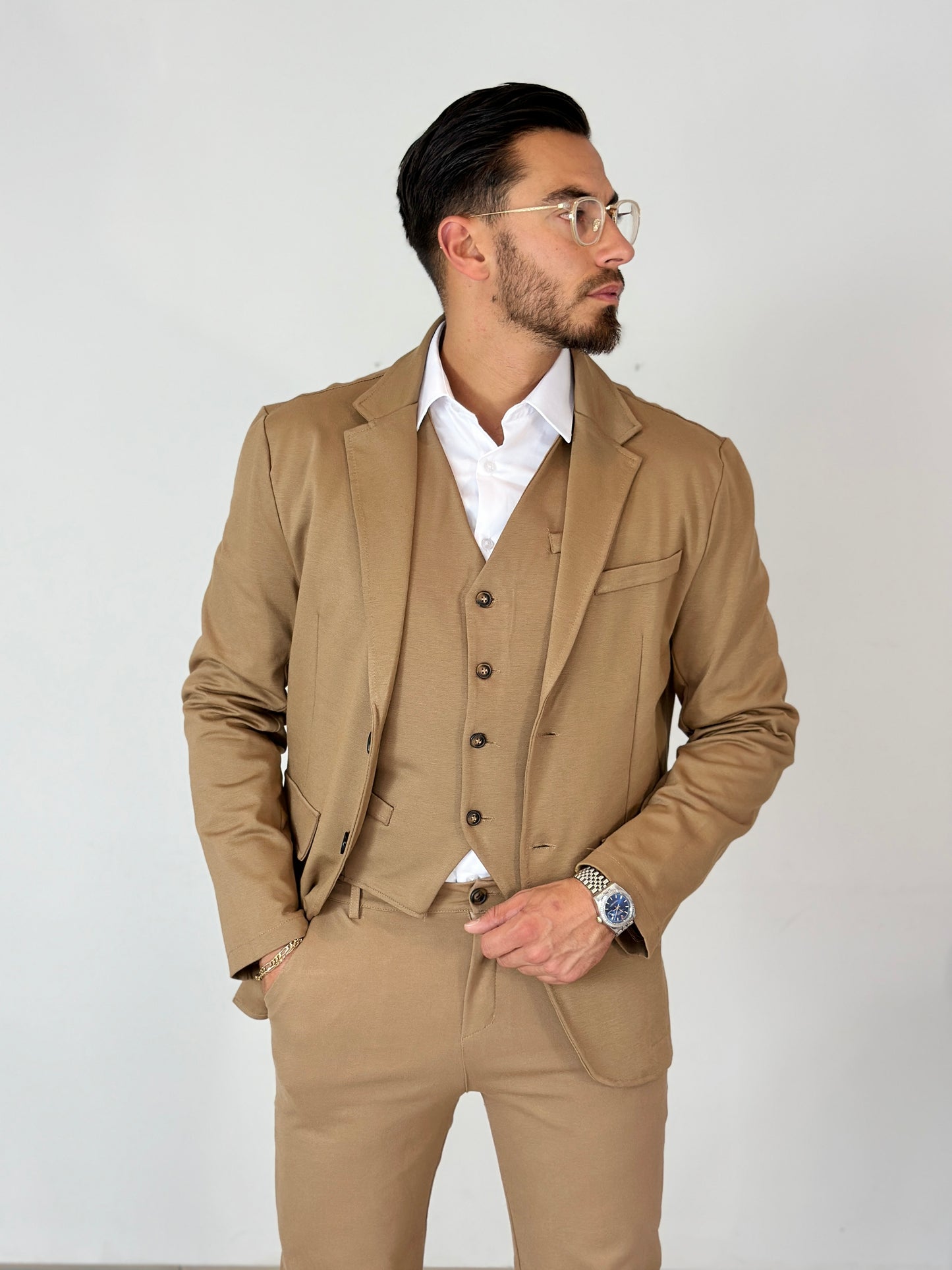 VESTE BLAZER ANTONIO CAMEL