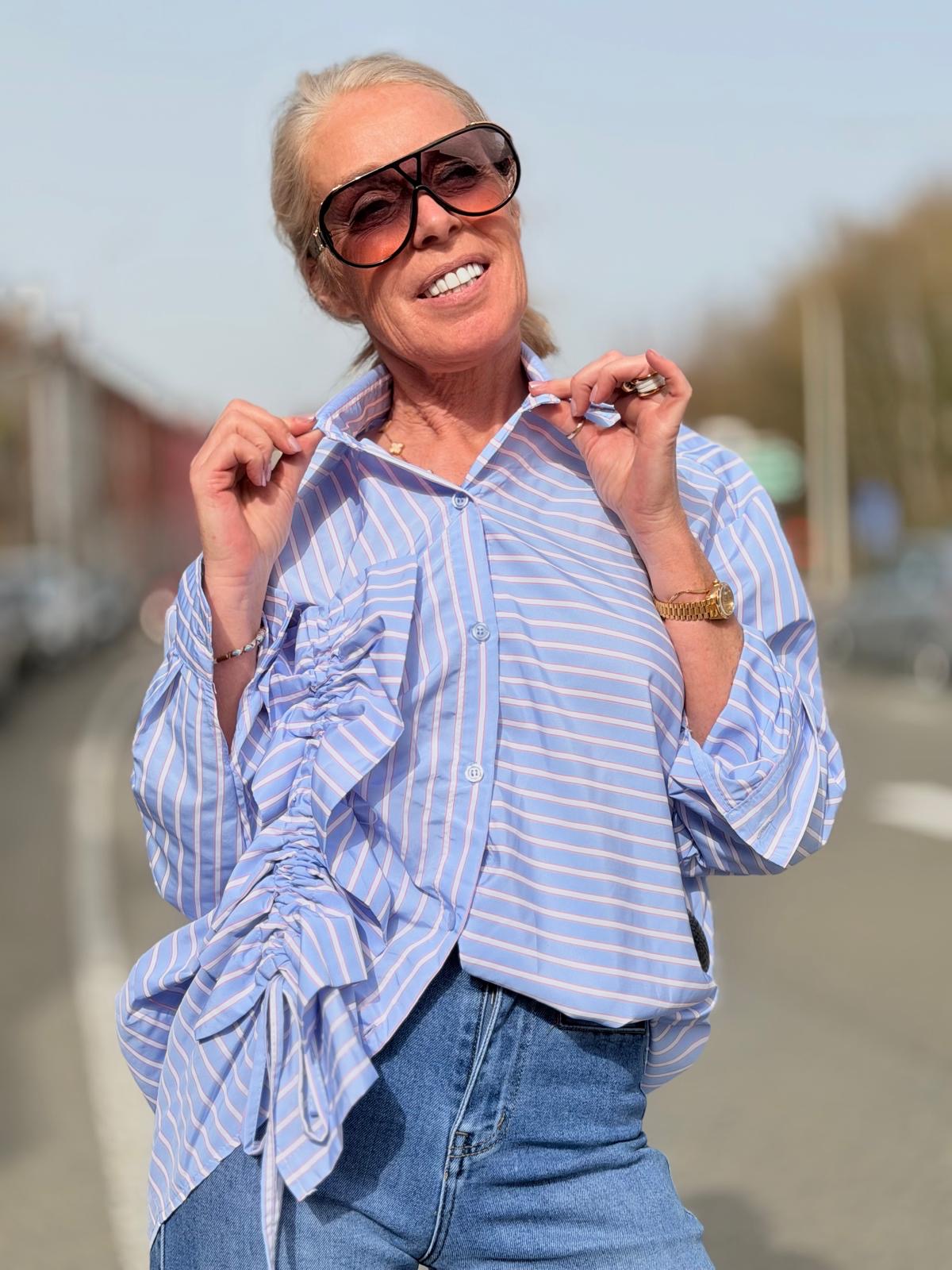 Chemise «Estella» bleu