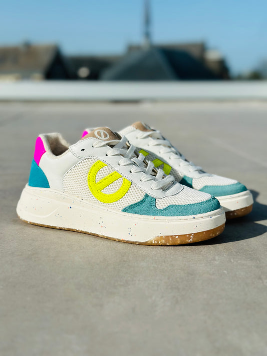 SNEAKERS NO NAME BRIDGET LAGON F. YELLOW WHITE