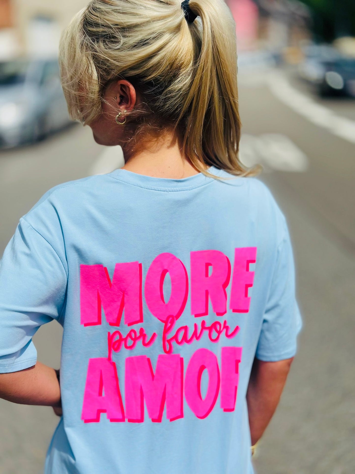 Tee-shirts « AMOR » BLEU