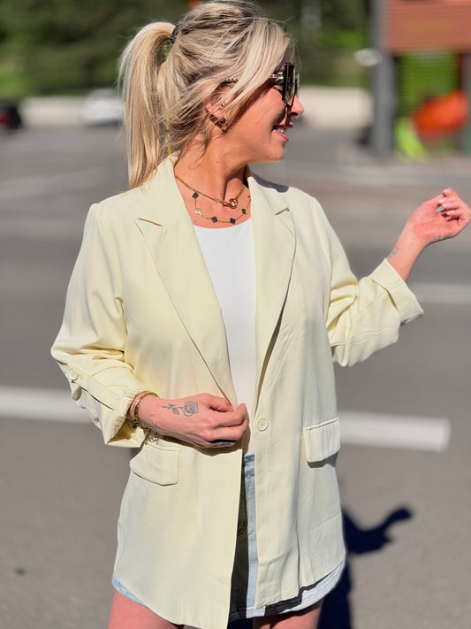 Blazer «Over» jaune
