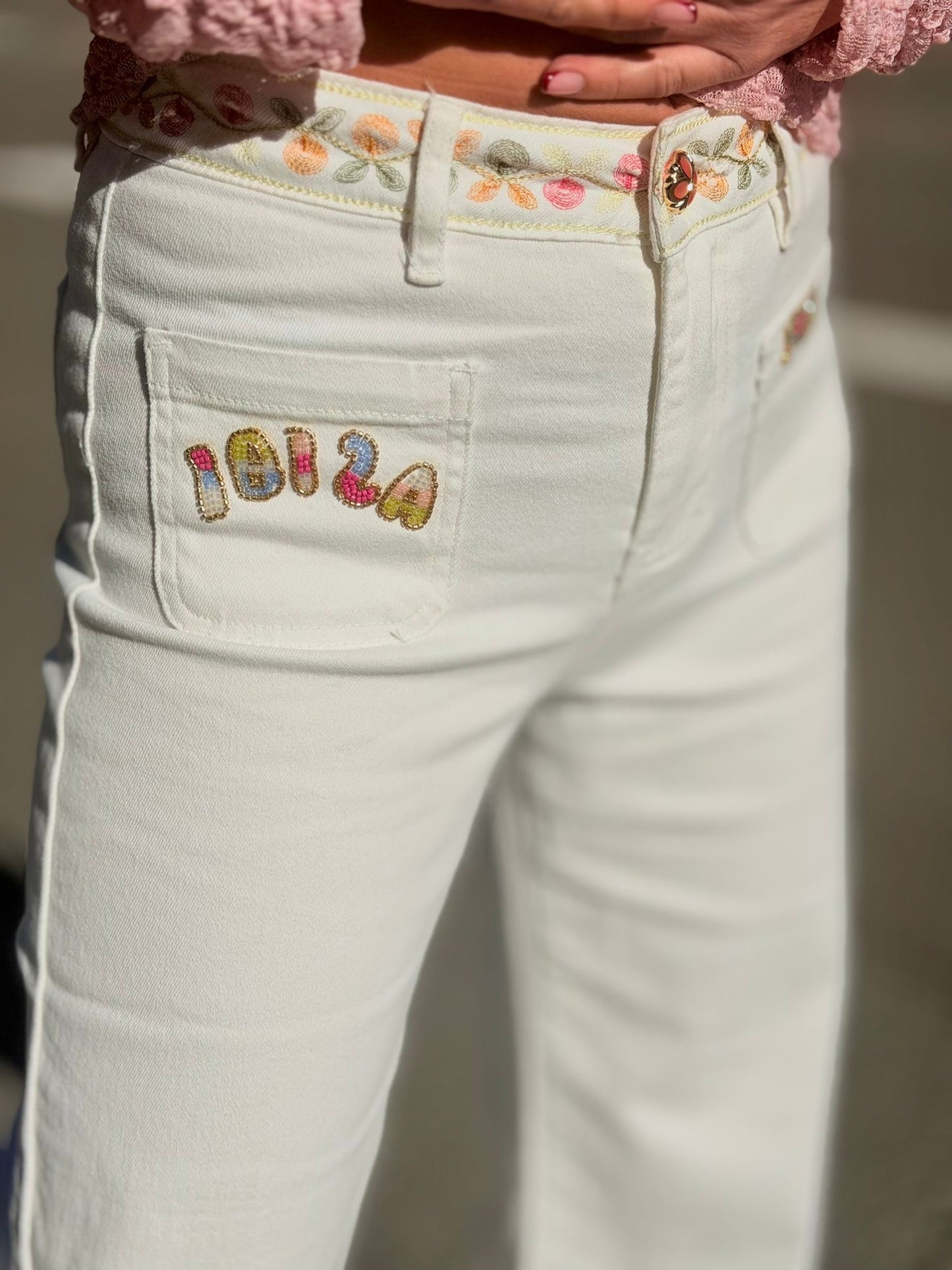 Pantalon "Ibiza" Blanc