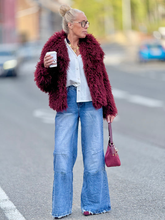Veste "ADELINE" Bordeaux