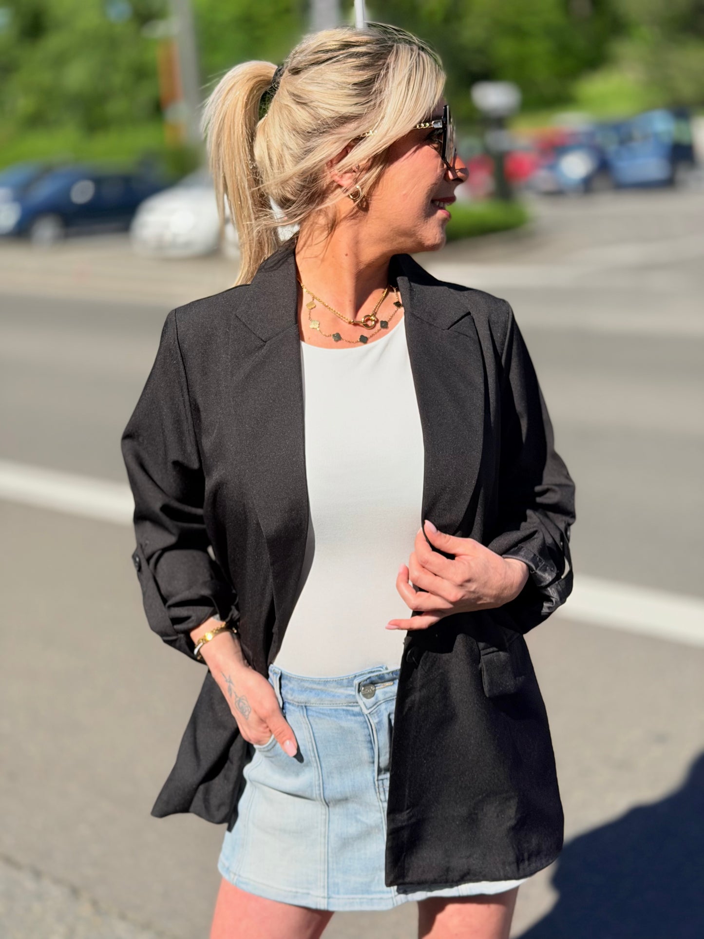 Blazer «Over» noir