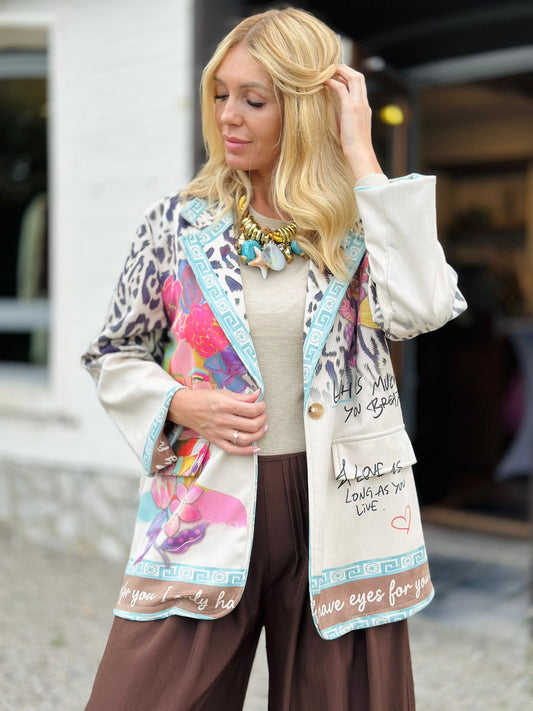 Blazer «  FRIDA » BEIGE
