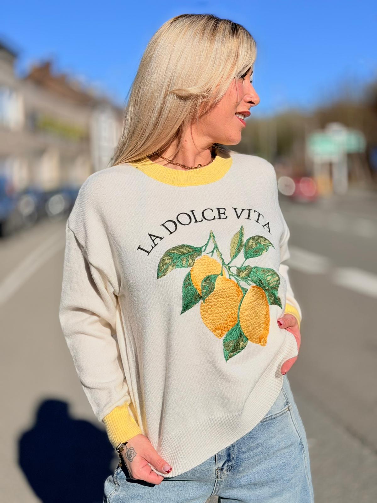 Pull "Lemon" Jaune
