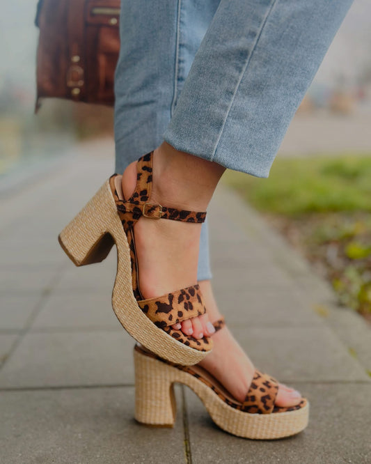 Sandales LEONIE léopard