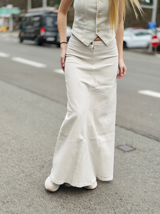 Jupe « QUEEN HEART » BEIGE