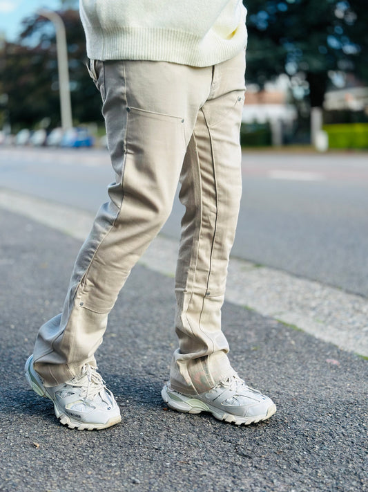 JEANS FLARE MARCO BEIGE