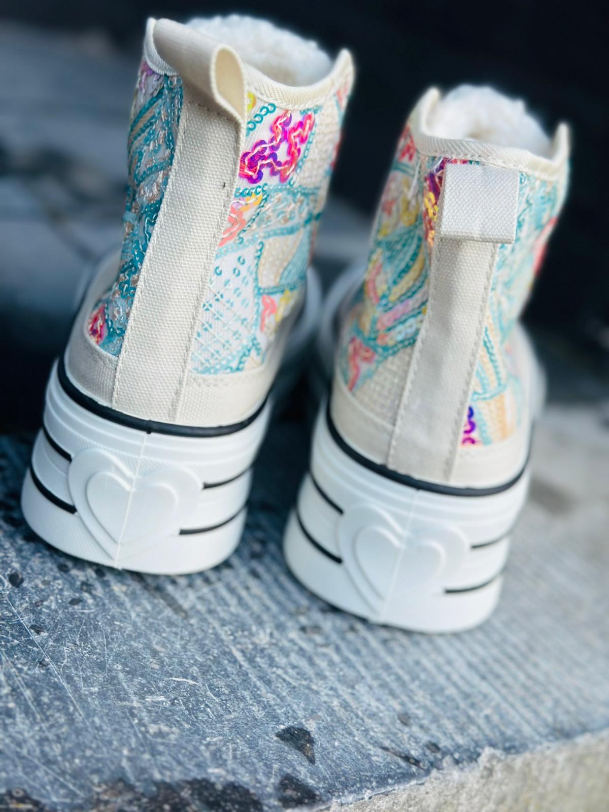 Sneakers «  NALA » BLANCHE