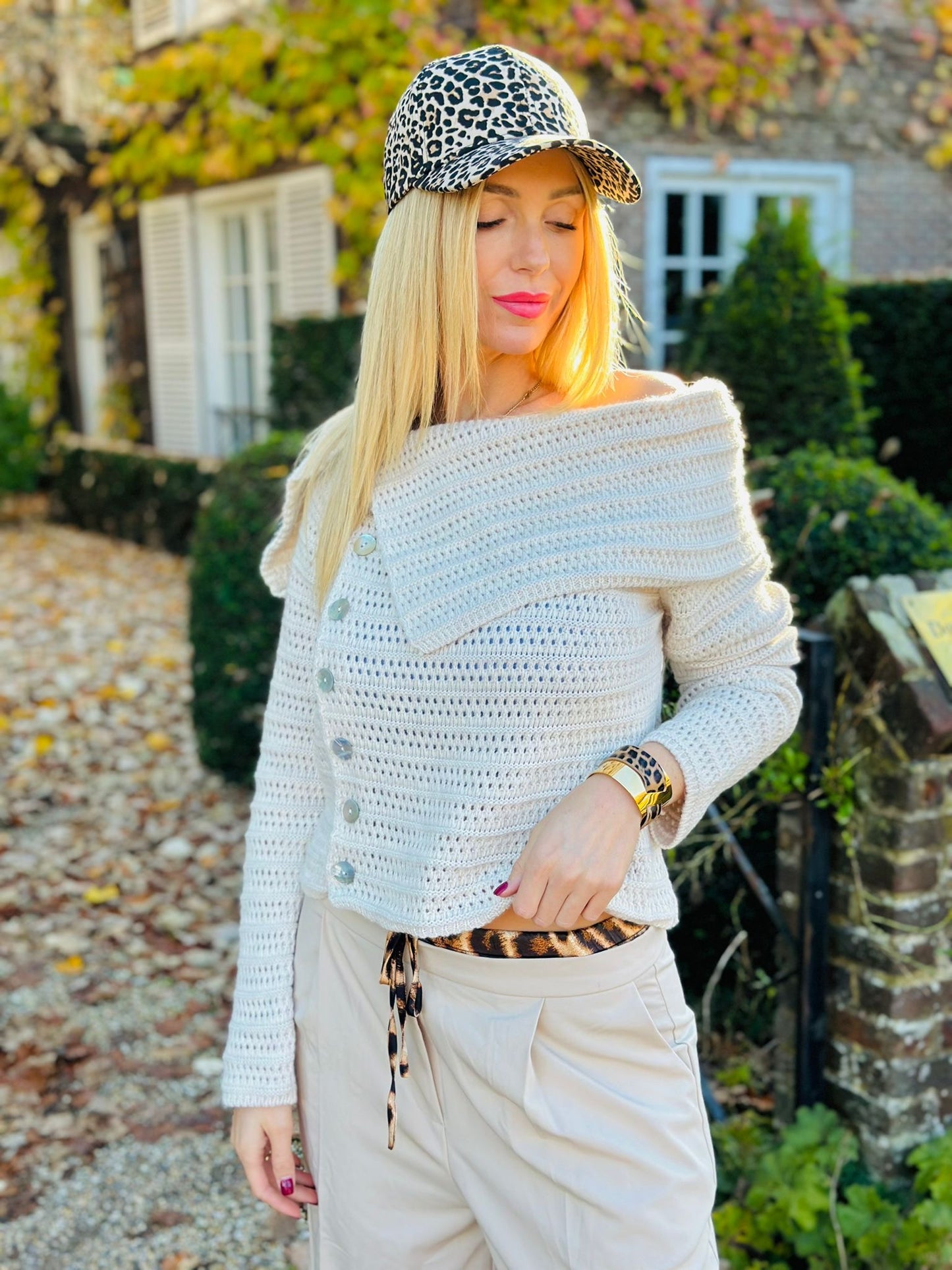 PANTALON LEONI BEIGE