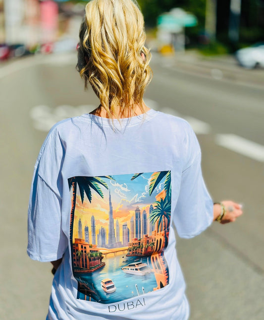 Tee-shirts « DUBAI » BLANC