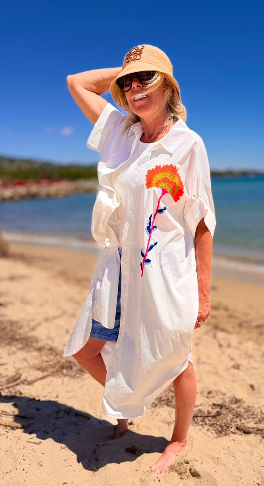 Chemise « SOLEIL » BLANCHE