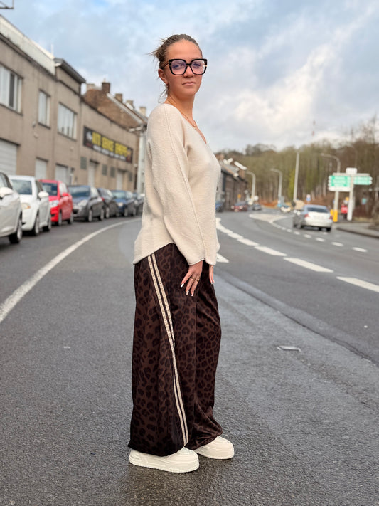 Pantalon "Addi" ligne Beige