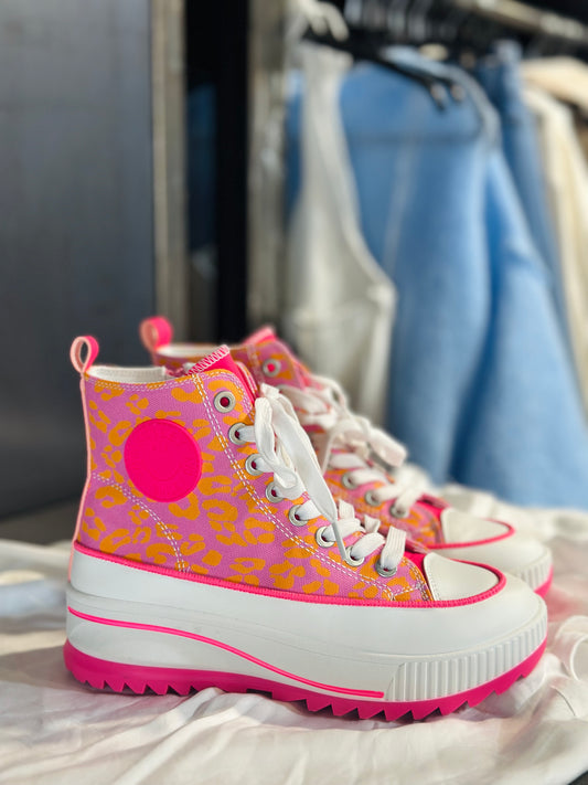 Sneakers « LEOPARD » PINK