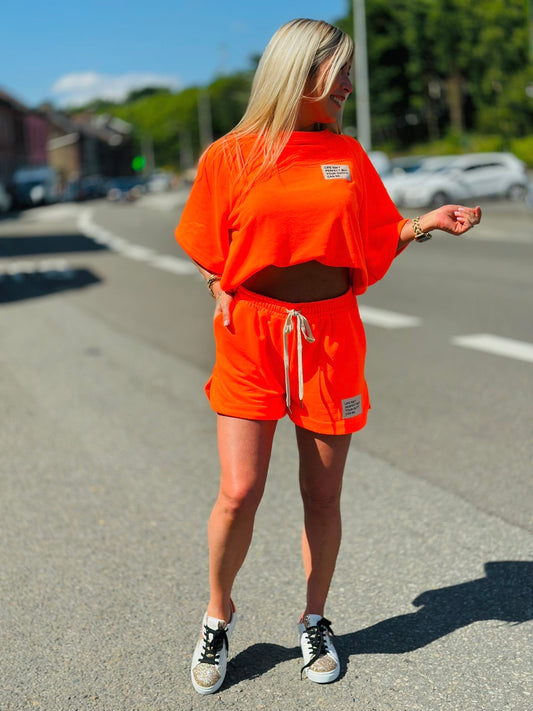 Short « OUTFIT » ORANGE FLASH