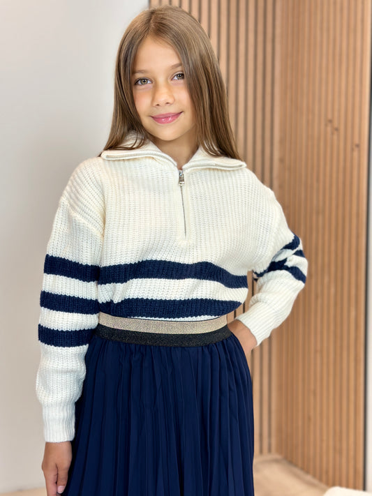 PULL MARINE BLEU